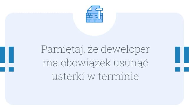 Co obejmuje rękojmia dewelopera? Sprawdź, co możesz zgłosić Co obejmuje rękojmia dewelopera? Sprawdź, co możesz zgłosić